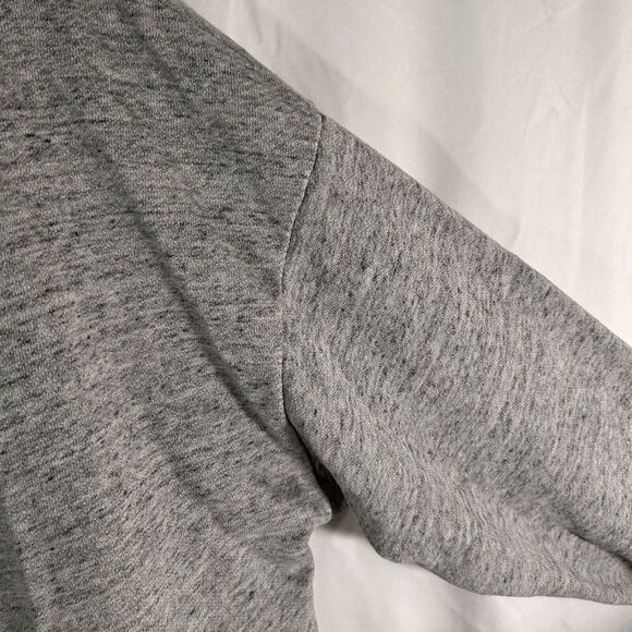 J. Crew Sweater Men's Medium Grey Crew Neck Long Sleeve Cotton Blend Pullover - Picture 5 of 10